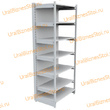 Торговый пристенный стеллаж с передней стойкой 2800*600*600 7 полок - uralbiznesstroi.ru