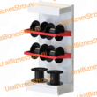 Торговый стеллаж для кабеля 1950*400*900 6 катушек - uralbiznesstroi.ru
