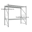 Грузовой стеллаж 2040*1000*2000 2 яруса навесных с настилом (оцинк.) - uralbiznesstroi.ru