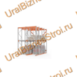 Стеллаж набивной паллетный (4000х3060х5000 мм), 2 линии, 2 яруса - uralbiznesstroi.ru