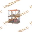 Стеллаж паллетный набивной (4000х3060х1800 мм), 2 линии, 2 яруса - uralbiznesstroi.ru