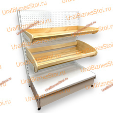 Торговый стеллаж для хлеба 1450*500*600 3 полки - uralbiznesstroi.ru