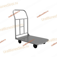 Телега грузовая платформенная ТПР-100 (500*800), г/п - 500 кг, два поворотных колеса - uralbiznesstroi.ru