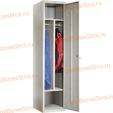 Шкаф гардеробный двухсекционный (1 дверь) 1850*500*400 S-0,6мм - uralbiznesstroi.ru – Екатеринбург