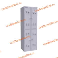 Шкаф гардеробный 4 секционный 4 двери 1850*500*600 S-0,5мм - uralbiznesstroi.ru – Екатеринбург