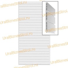 Экономпанель 1200*2400 РР пластик белая (вертикально) - uralbiznesstroi.ru – Екатеринбург
