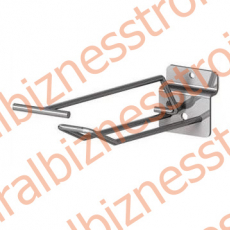 F326-300 Еврокрючок с ценник-лем,300мм,хром - uralbiznesstroi.ru – Екатеринбург