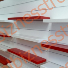 Полка ЛДСП/1200*300/(красная) - uralbiznesstroi.ru – Екатеринбург