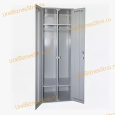 Шкаф гардеробный двухсекционный (Две двери) 1850*500*700 S-0,6мм - uralbiznesstroi.ru – Екатеринбург