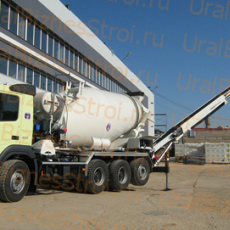 Аренда миксера с  транспортерной лентой подачи - uralbiznesstroi.ru – Екатеринбург