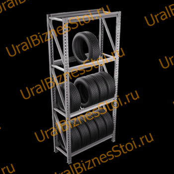 Стеллаж для колес, шин и дисков 2490x2000x400 мм - uralbiznesstroi.ru – Екатеринбург