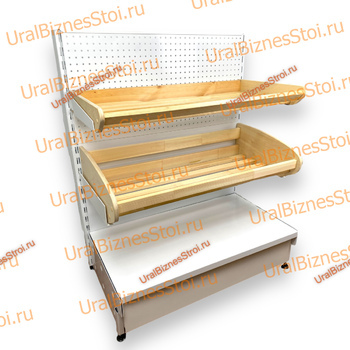 Торговый стеллаж для хлеба 1450*500*600 3 полки - uralbiznesstroi.ru