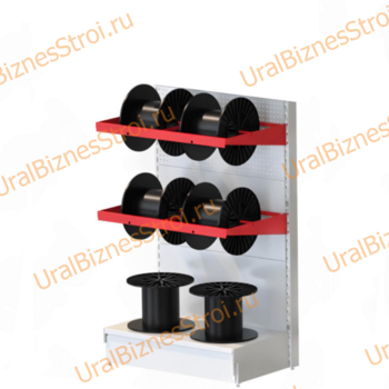 Торговый стеллаж для кабеля 1450*500*900 8 катушек - uralbiznesstroi.ru – Екатеринбург
