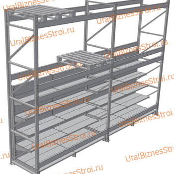 Стеллаж Cash & Carry 4000*4400*1050 - uralbiznesstroi.ru – Екатеринбург
