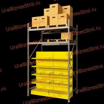 Стеллаж Cash & Carry 4000*2500*1000 - uralbiznesstroi.ru – Екатеринбург