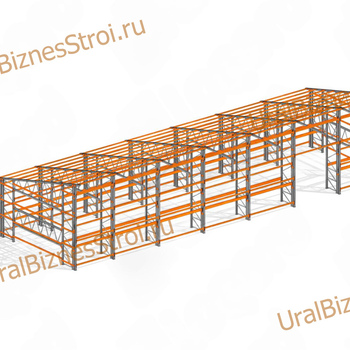 Самонесущий склад 7000*20000*7000мм 3 яруса - uralbiznesstroi.ru – Екатеринбург