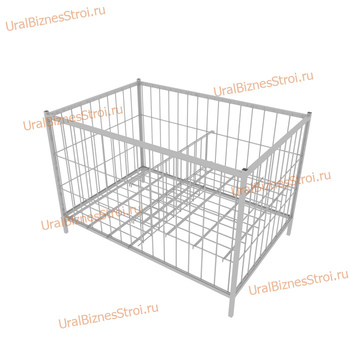 Корзина экспозиционная 1200х800х850(600) - uralbiznesstroi.ru – Екатеринбург
