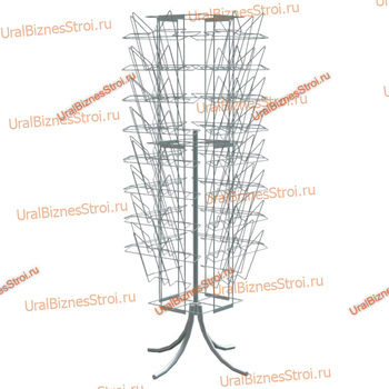 Стойка для газет 4-х сторонняя, 32 ячейки, формат А3 - uralbiznesstroi.ru