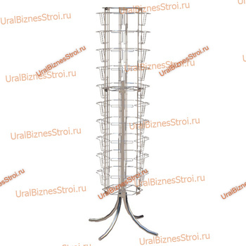 Стойка для открыток 6-ти сторонняя, 60 ячеек, формат А5 - uralbiznesstroi.ru