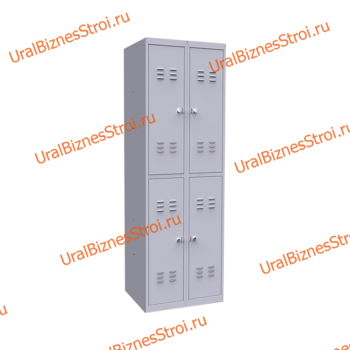 Шкаф гардеробный 4 секционный 4 двери 1850*500*700 S-0,6мм - uralbiznesstroi.ru – Екатеринбург