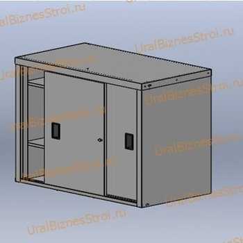 Шкаф архивный малый купе 925*2000*450 двухсекционный 2 раздвижные двери - uralbiznesstroi.ru – Екатеринбург