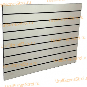 Экономпанель 1200*2400 (NS черн. МДФ) белая (Вертикально) - uralbiznesstroi.ru – Екатеринбург