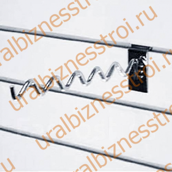 F 107 Кронштейн- змейка, 300 мм., хром - uralbiznesstroi.ru – Екатеринбург