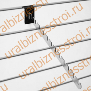 F 110 Держатель наклонный с 10-ю выемками, 400 мм, хром - uralbiznesstroi.ru – Екатеринбург