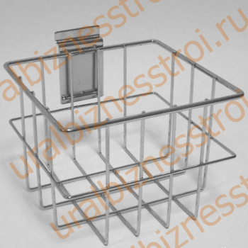 F 198 Корзина маленькая 390*300*125 хром - uralbiznesstroi.ru – Екатеринбург